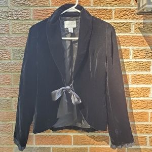 Women's White House Black Market Velvet Blazer